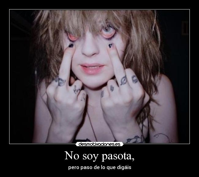 No soy pasota, - 