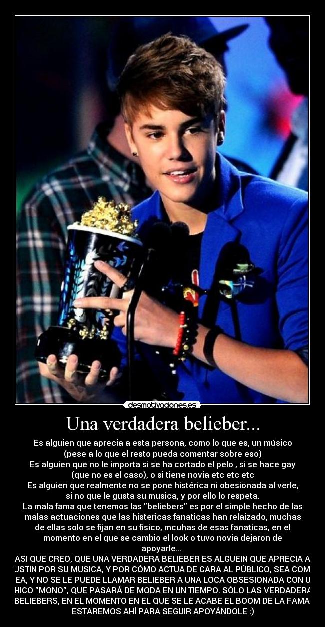 Una verdadera belieber... -