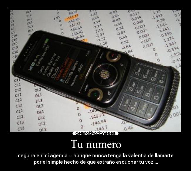 Tu numero -