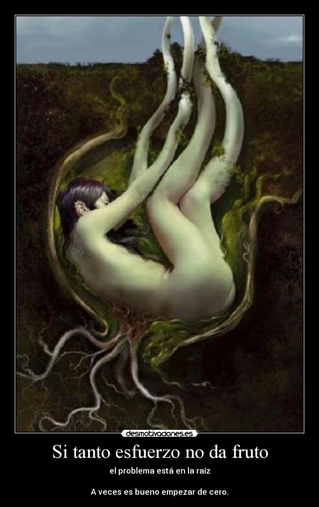 Si tanto esfuerzo no da fruto - el problema está en la raíz
A veces es bueno empezar de cero.