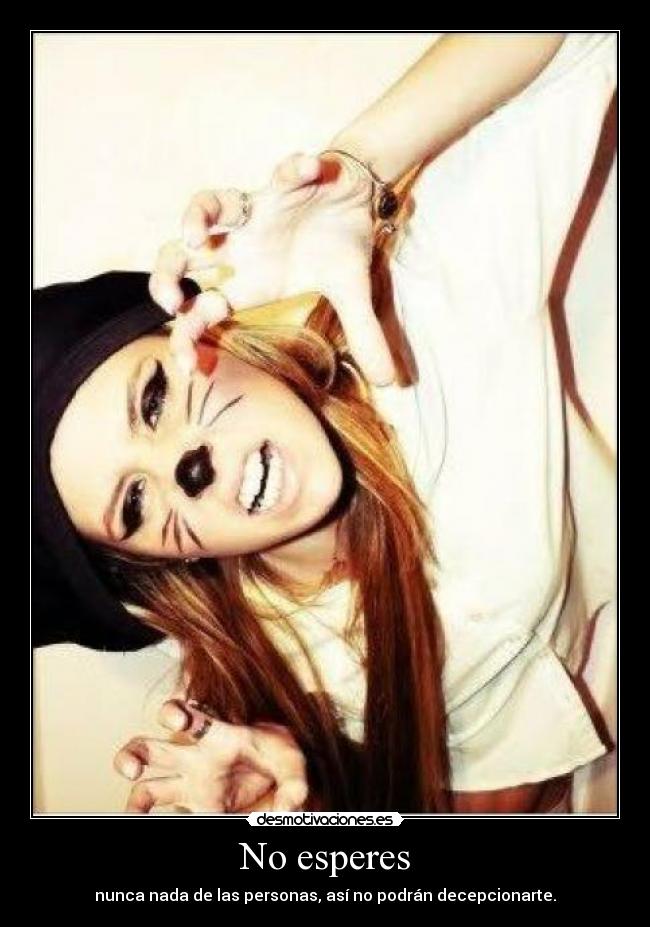 No esperes -
