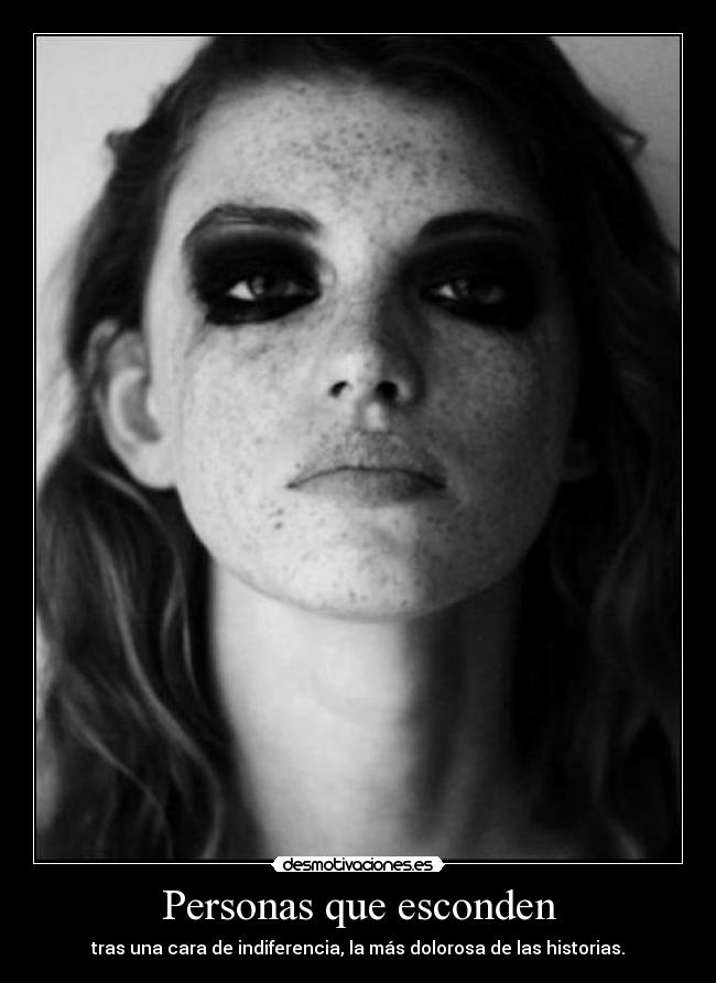 Personas que esconden -
