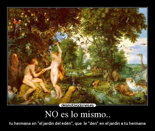 NO es lo mismo.. - 