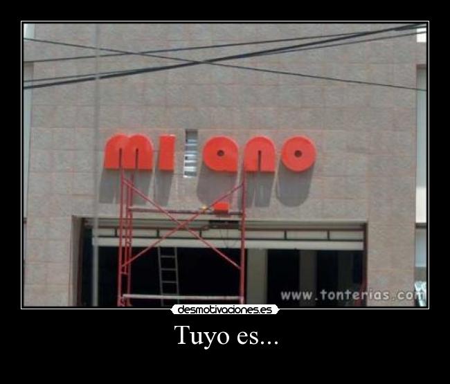 Tuyo es... - 