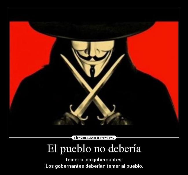 El pueblo no debería -