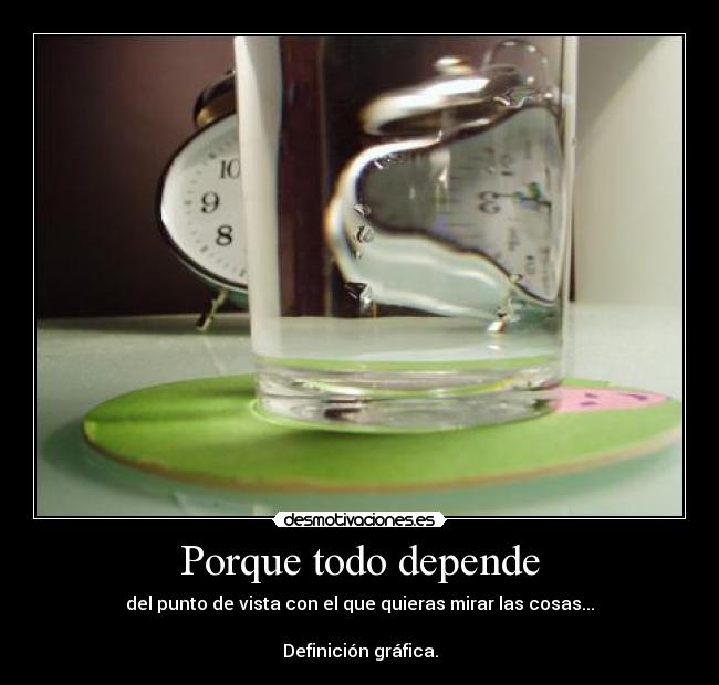 Porque todo depende - 