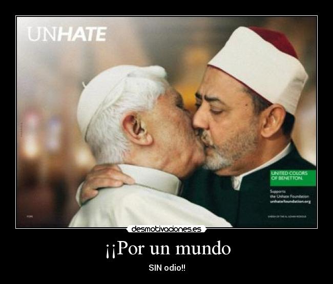 ¡¡Por un mundo - SIN odio!!