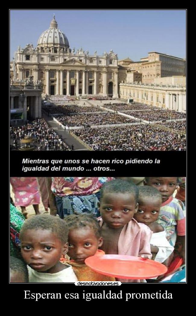 Esperan esa igualdad prometida -