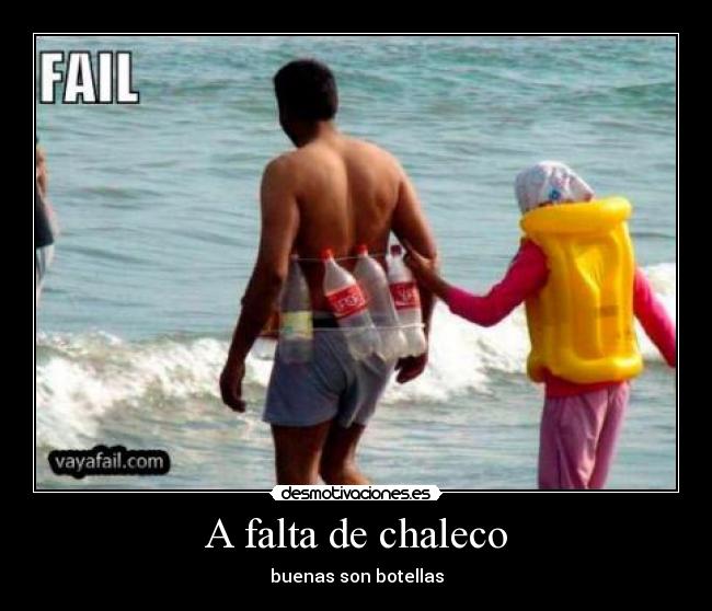 A falta de chaleco -