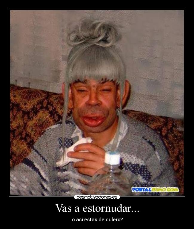 Vas a estornudar... - 