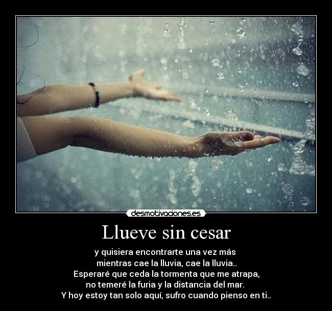 Llueve sin cesar - 