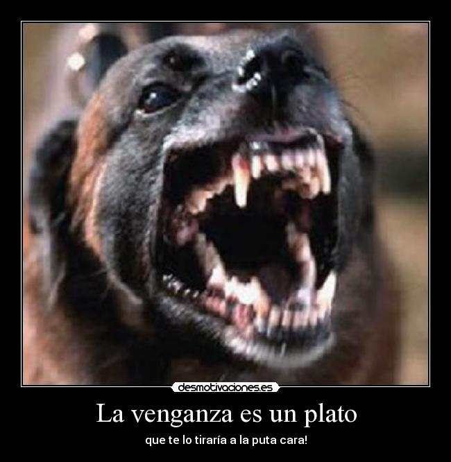 La venganza es un plato -