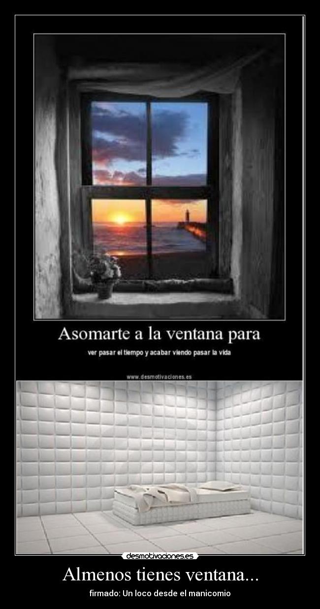 Almenos tienes ventana... - 