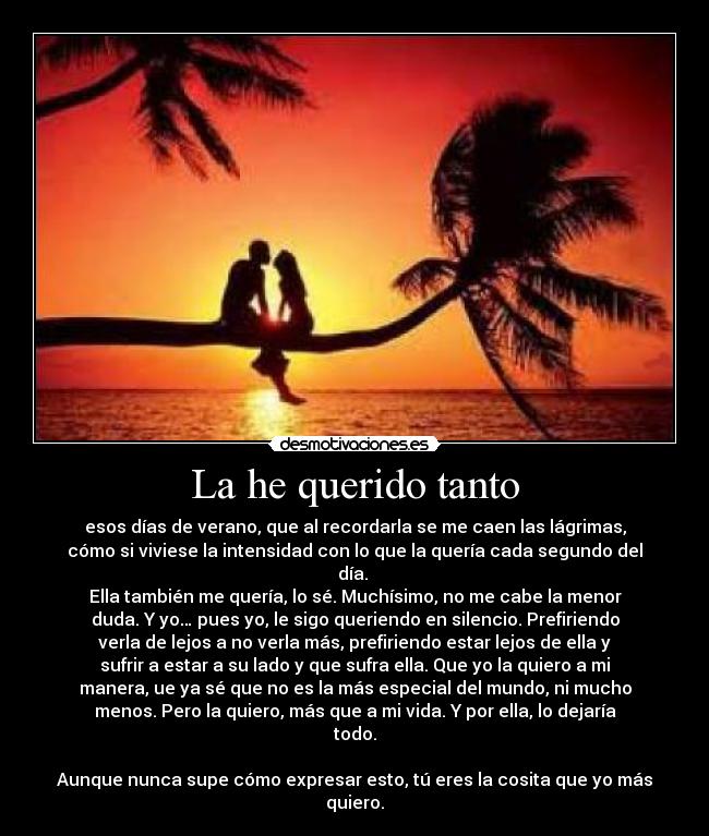 La he querido tanto -