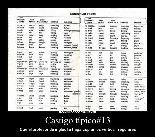 Castigo típico#13 -