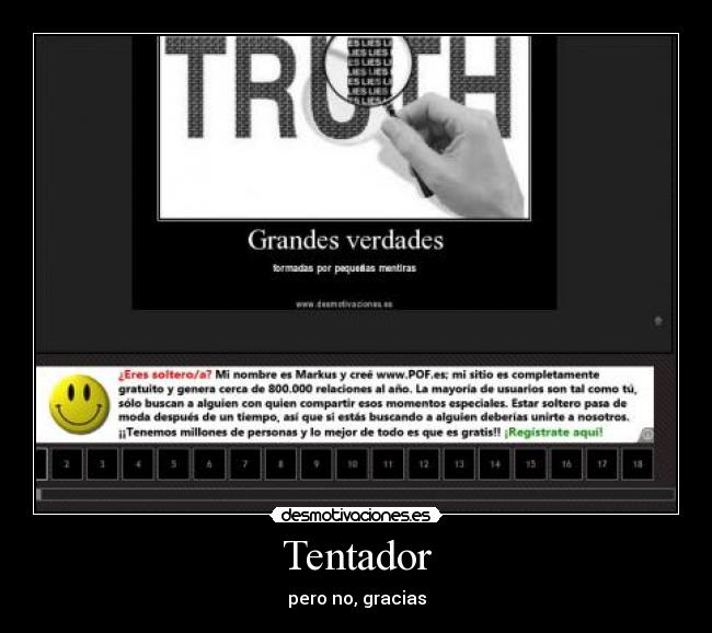 Imágenes y Carteles de TENTADOR Pag. 3 | Desmotivaciones