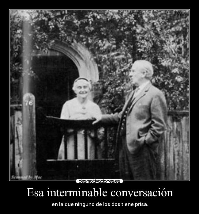 Esa interminable conversación - 