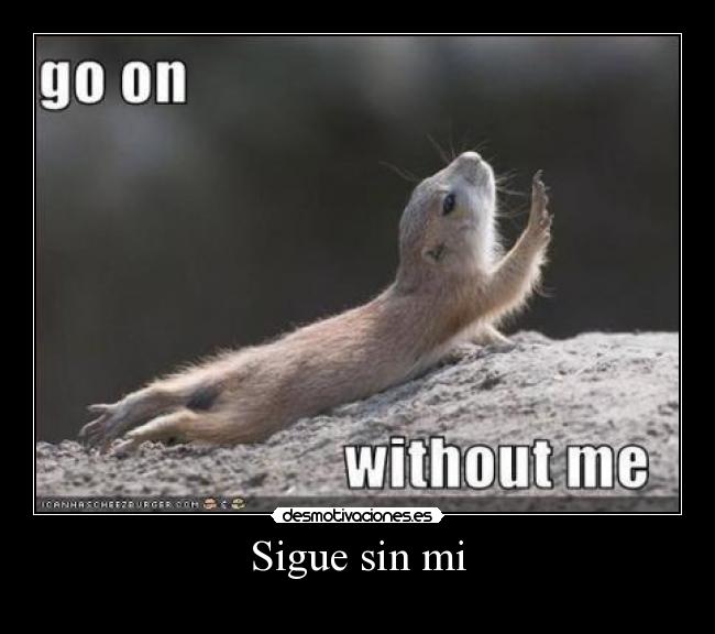 Sigue sin mi -