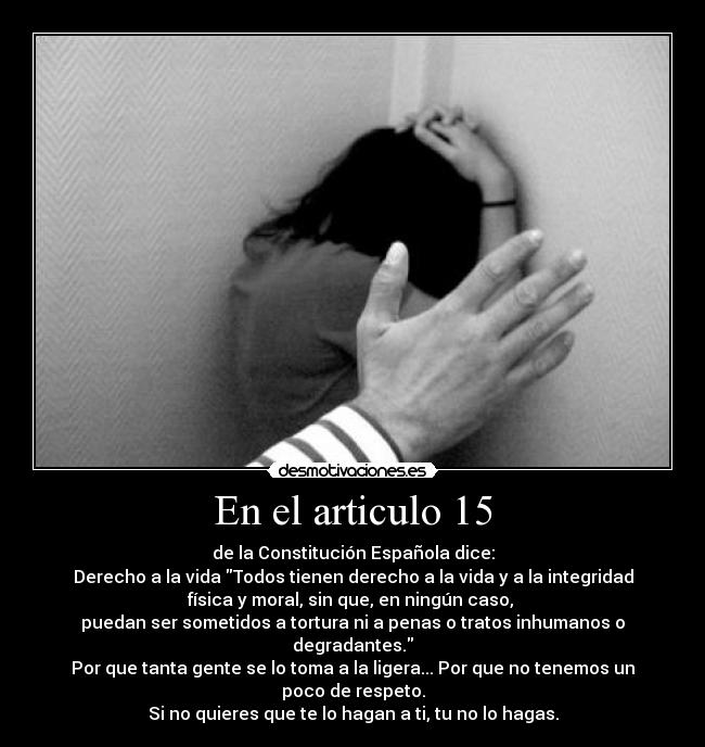 En el articulo 15 -