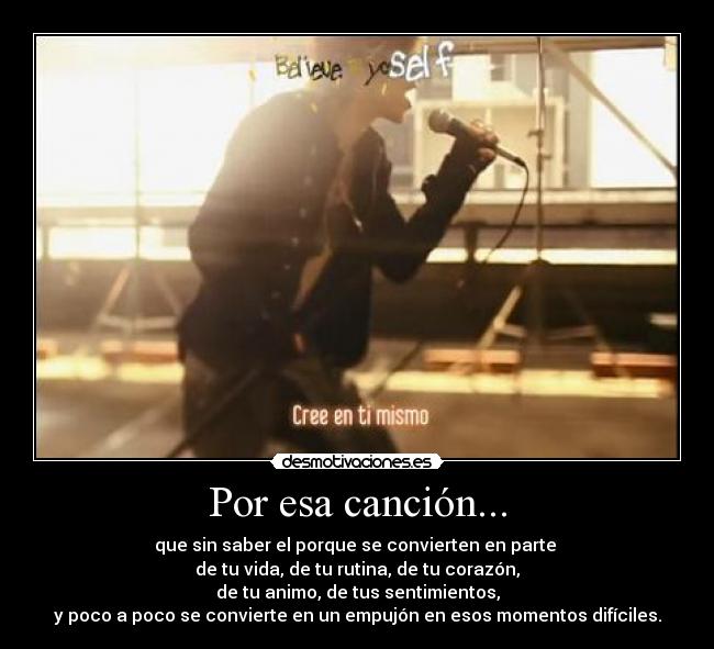 Por esa canción... - 