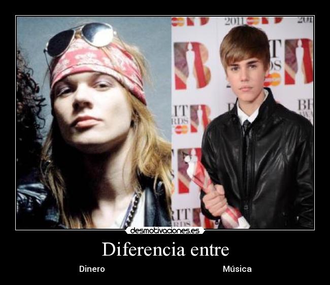 Diferencia entre - 