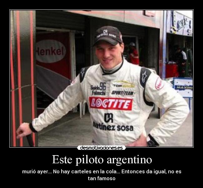 Este piloto argentino - 