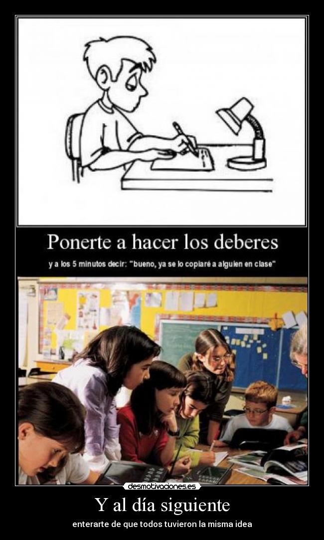 Y al día siguiente -