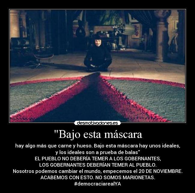 Bajo esta máscara -