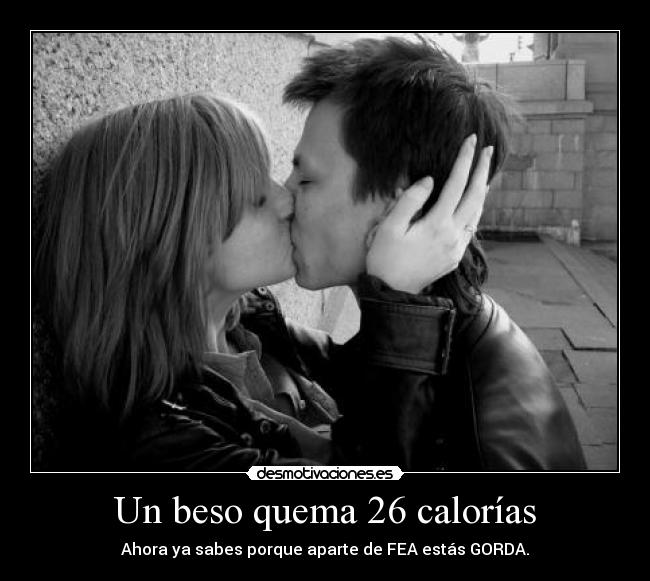 Un beso quema 26 calorías - 