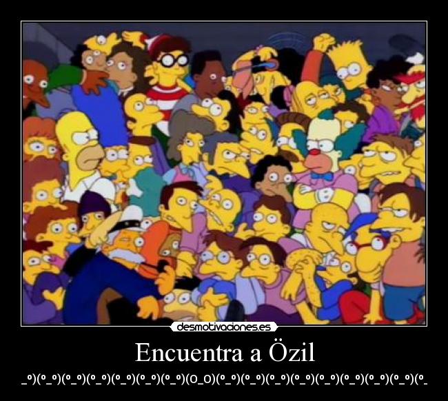 Encuentra a Özil -
