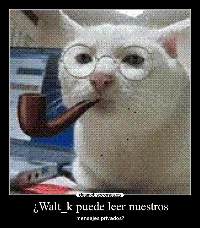 ¿Walt_k puede leer nuestros - 