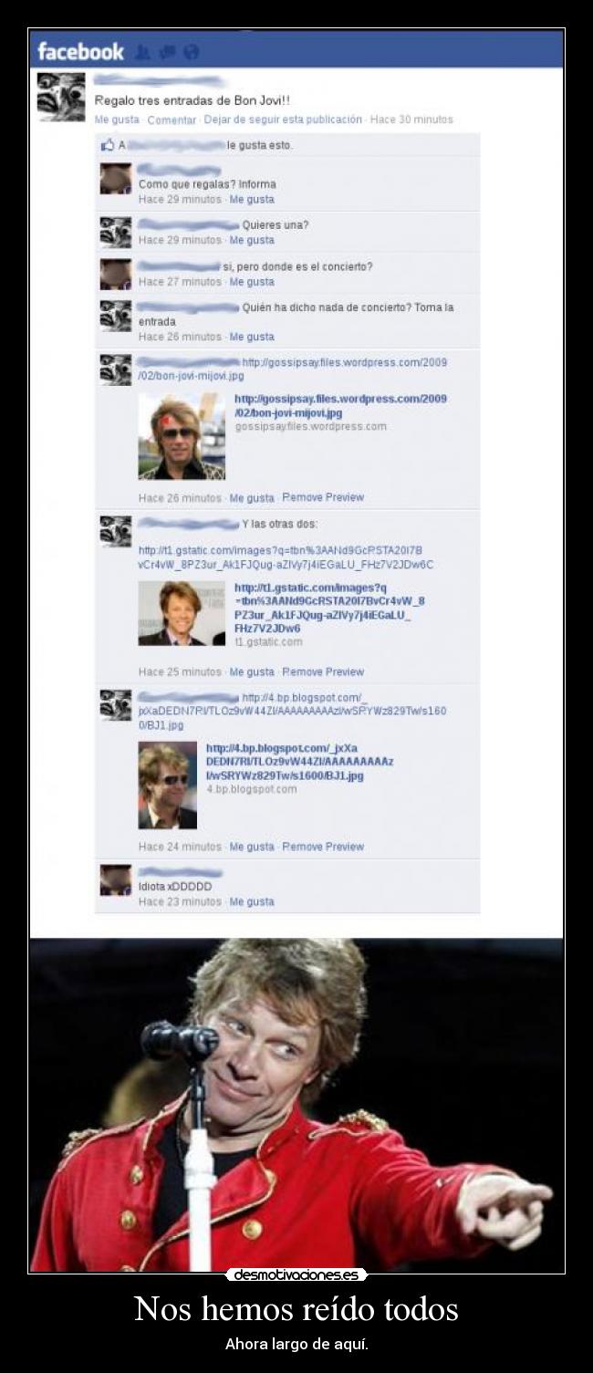 Nos hemos reído todos - Ahora largo de aquí.