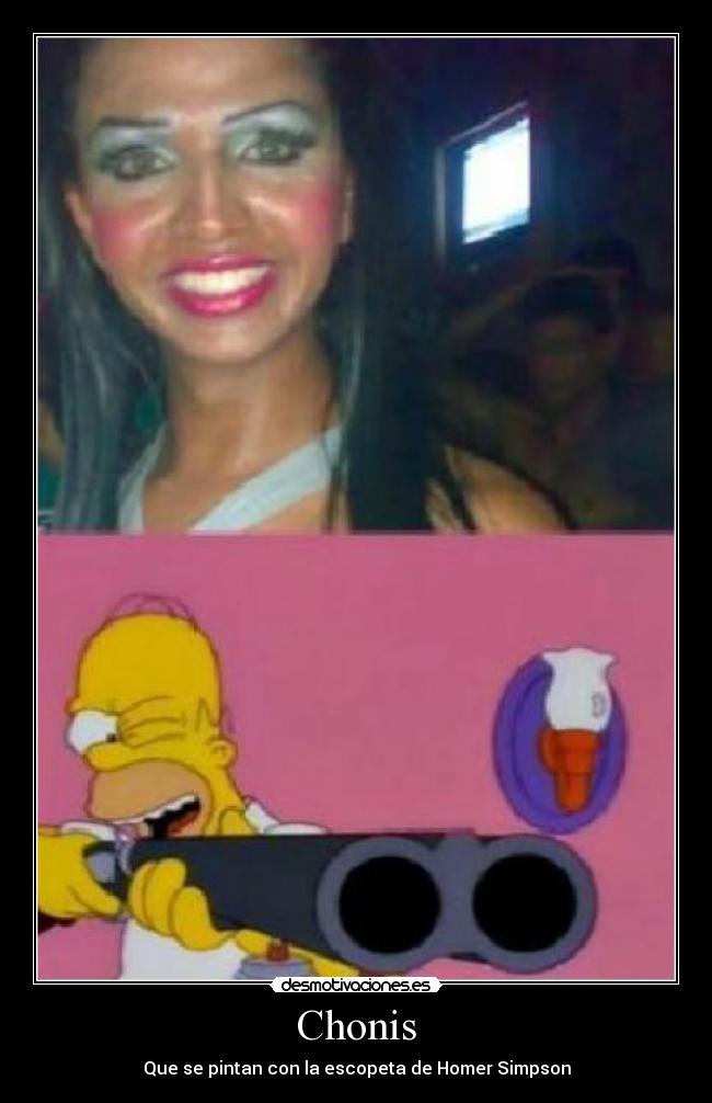 carteles homer remoh choni inohc desmotivaciones