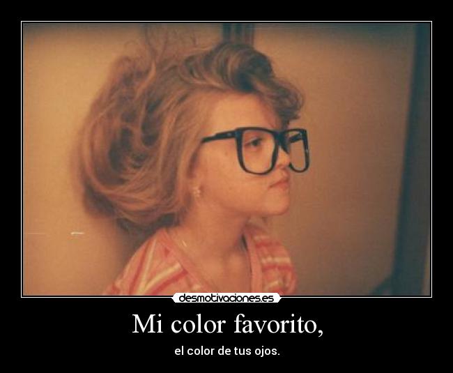 Mi color favorito, -