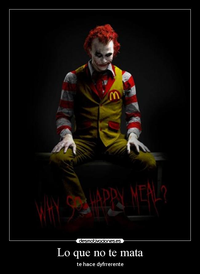 Lo que no te mata - te hace dyfrrerente