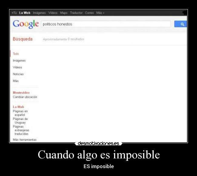 Cuando algo es imposible - 