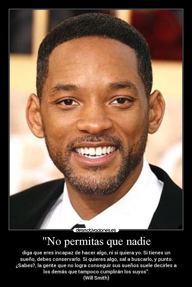 No permitas que nadie -