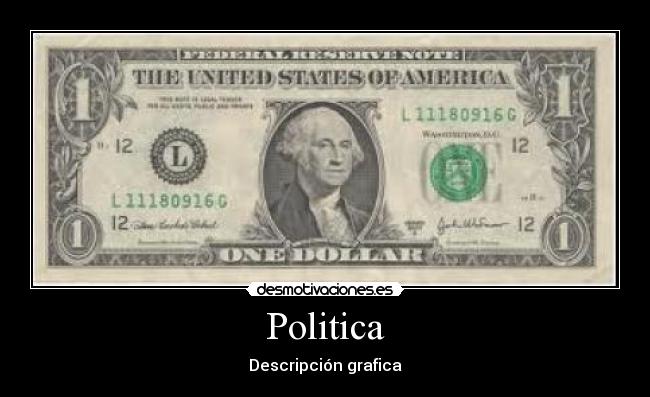 Politica - Descripción grafica