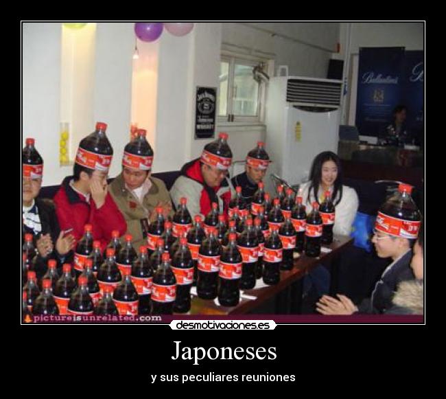 Japoneses - y sus peculiares reuniones