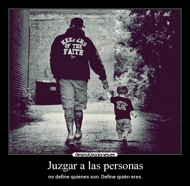 Juzgar a las personas -