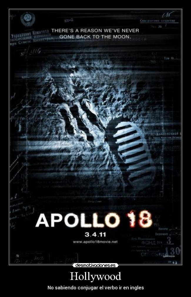 Hollywood - No sabiendo conjugar el verbo ir en ingles