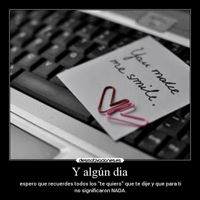 Y algún dia - 