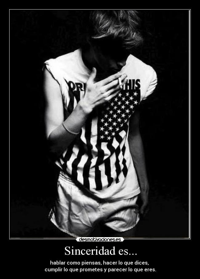 Sinceridad es... -