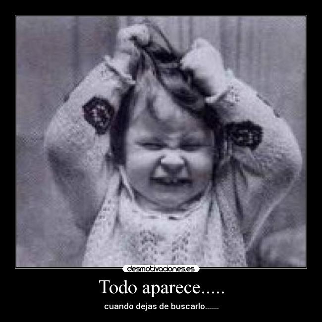Todo aparece..... - 