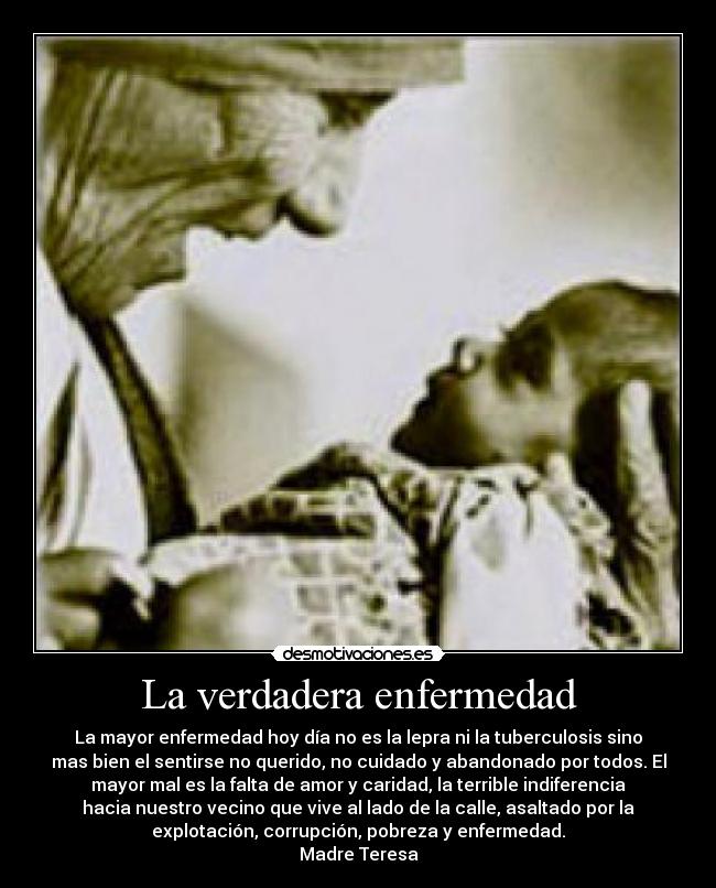 La verdadera enfermedad -