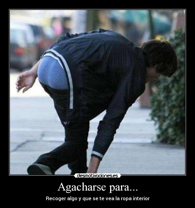 Agacharse para... - 