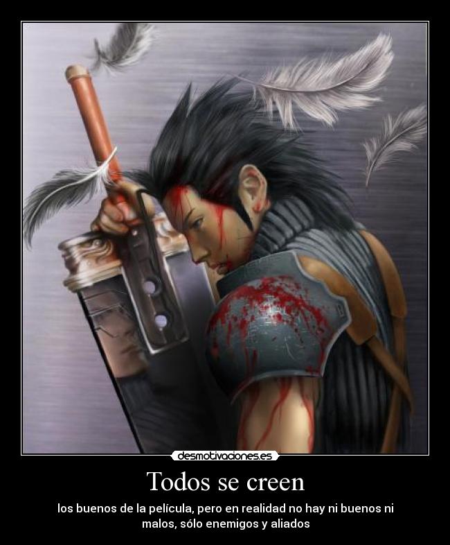 carteles final fantasy vii crisis core desmotivaciones