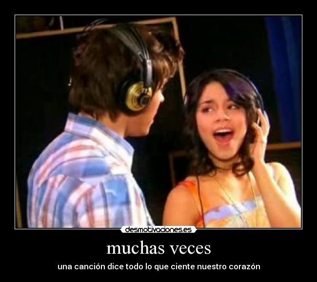 muchas veces - una canción dice todo lo que ciente nuestro corazón