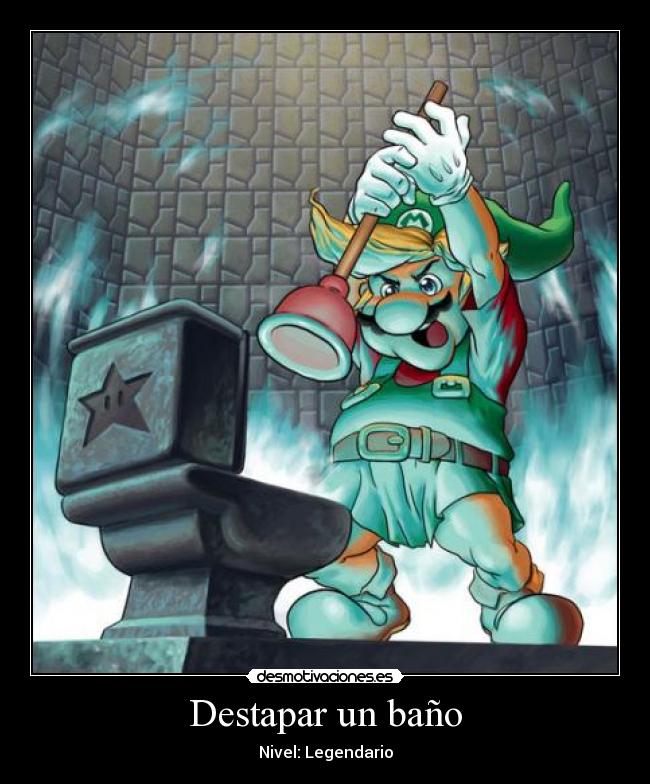 carteles link zelda mario cagada desmotivaciones