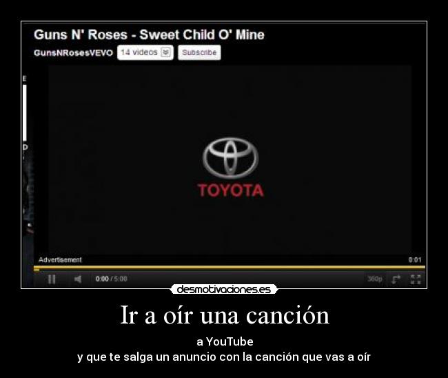 Ir a oír una canción - 